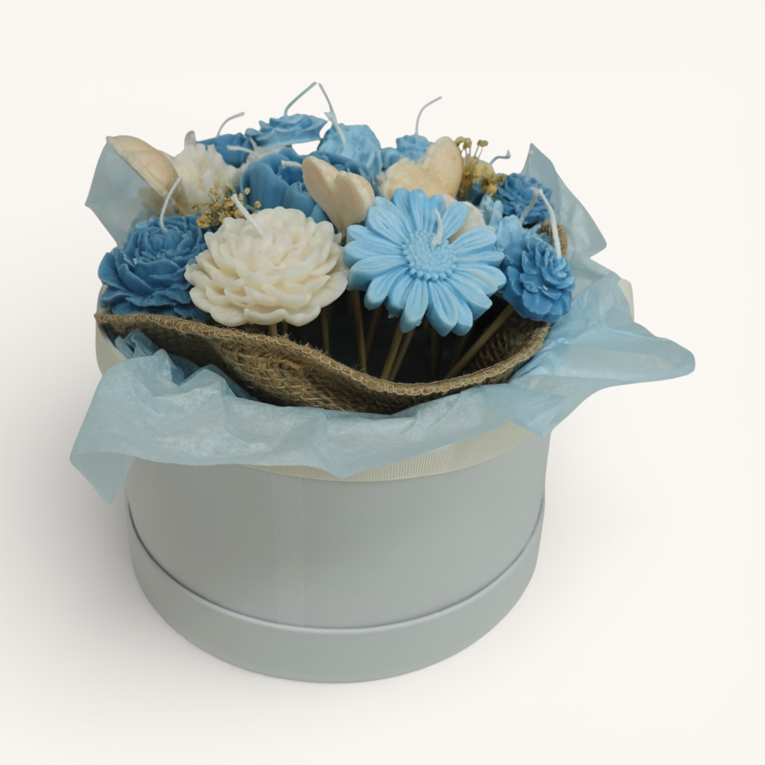 Floral Arrangement – Blue Ocean Serenity