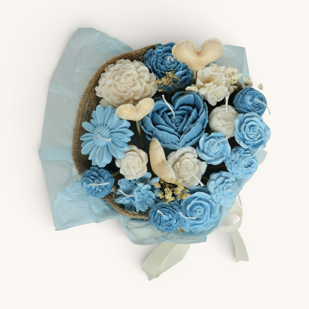Floral Arrangement – Blue Ocean Serenity