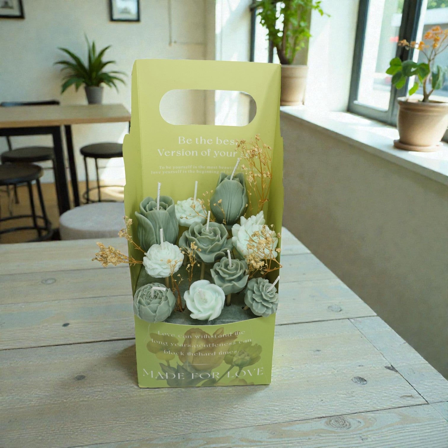 Soft Bloom Basket – Sage Whisper