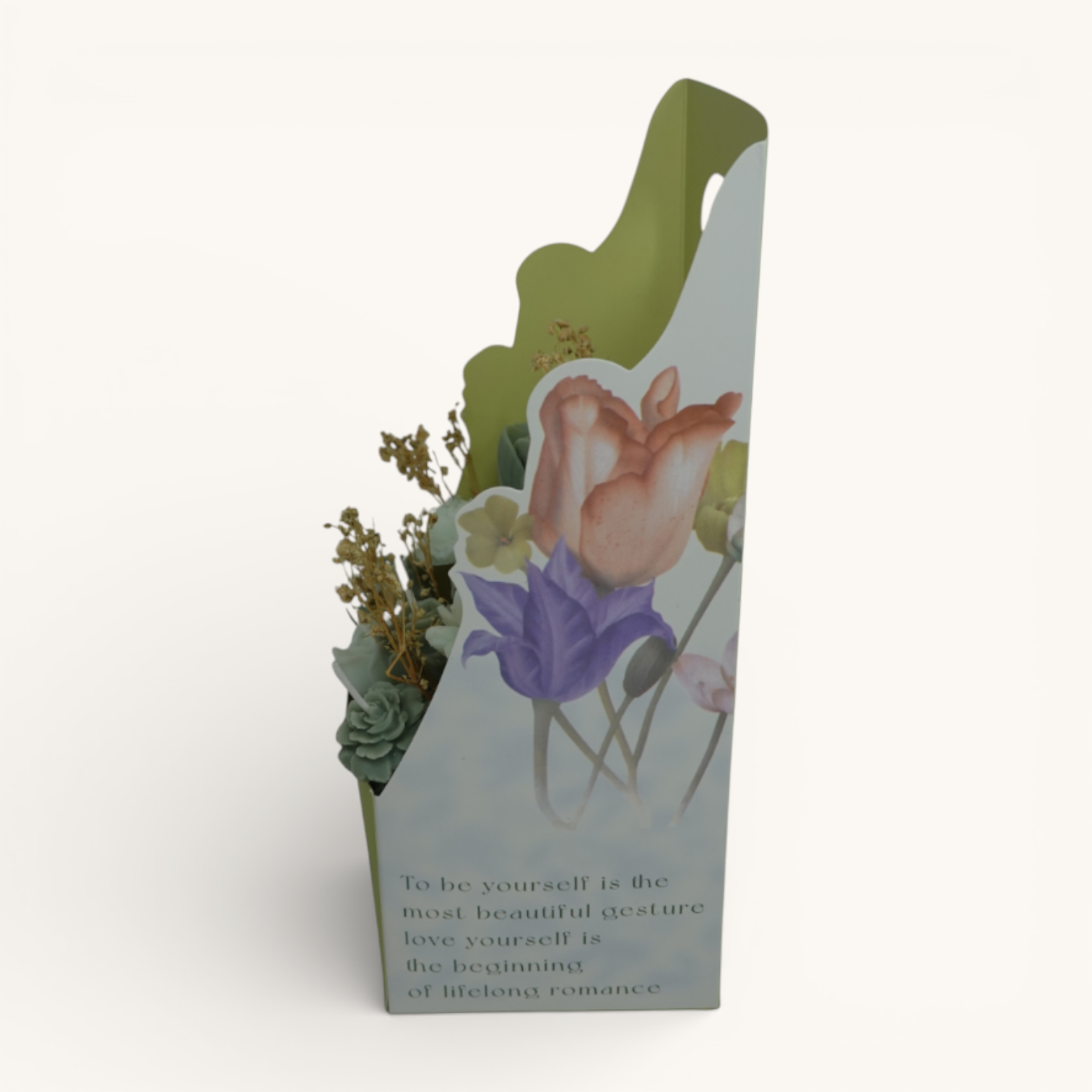 Soft Bloom Basket – Sage Whisper