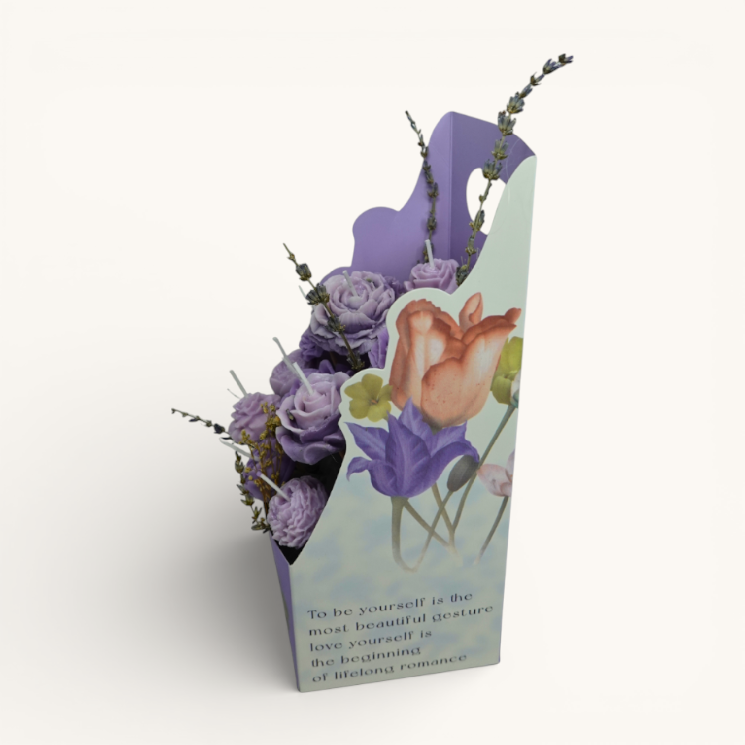 Soft Bloom Basket – Lavender Mist