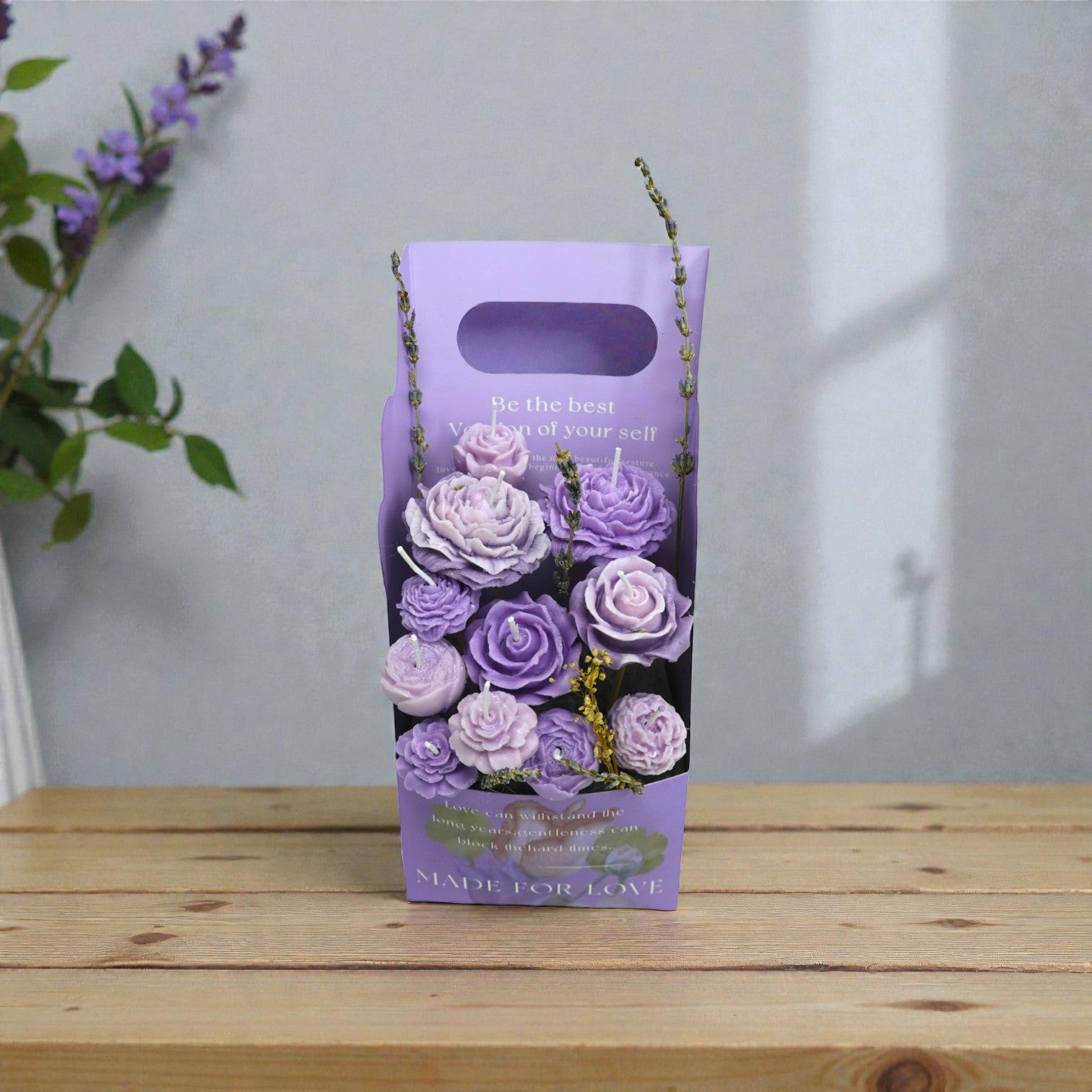 Soft Bloom Basket – Lavender Mist