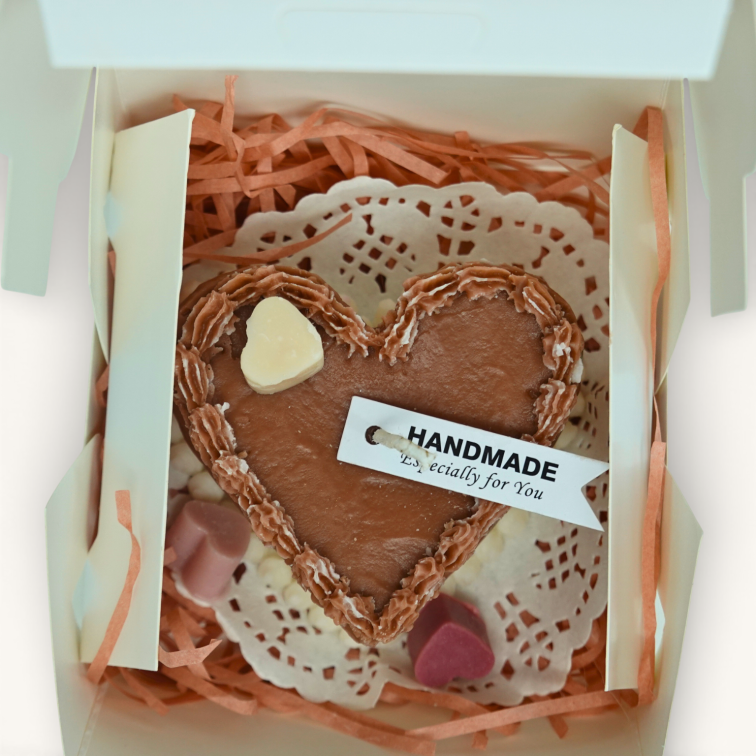 Heart Cake Candle