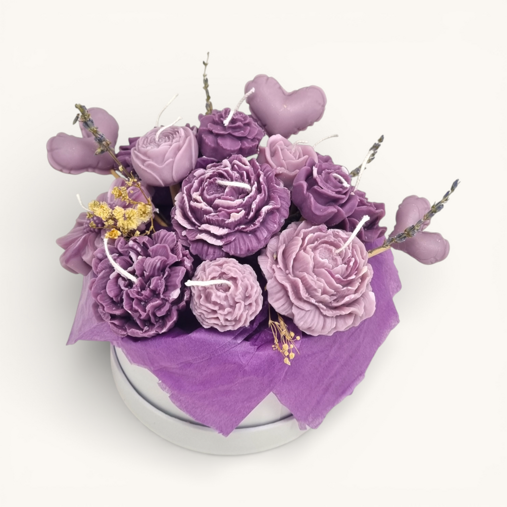 Floral Arrangement – Plum Elegance