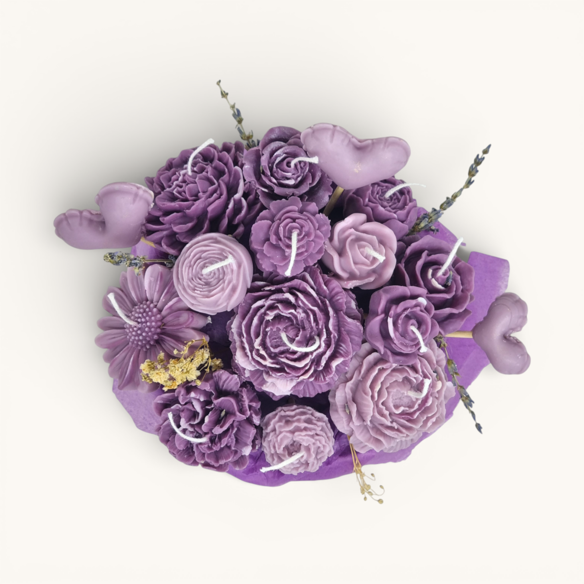 Floral Arrangement – Plum Elegance