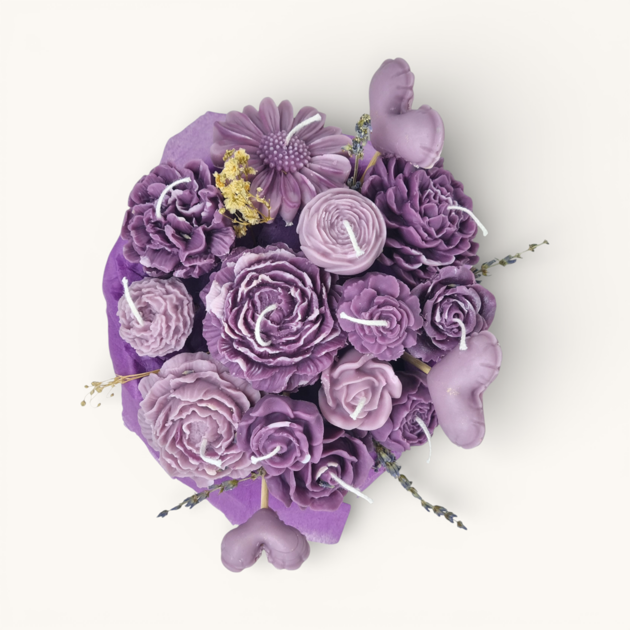 Floral Arrangement – Plum Elegance