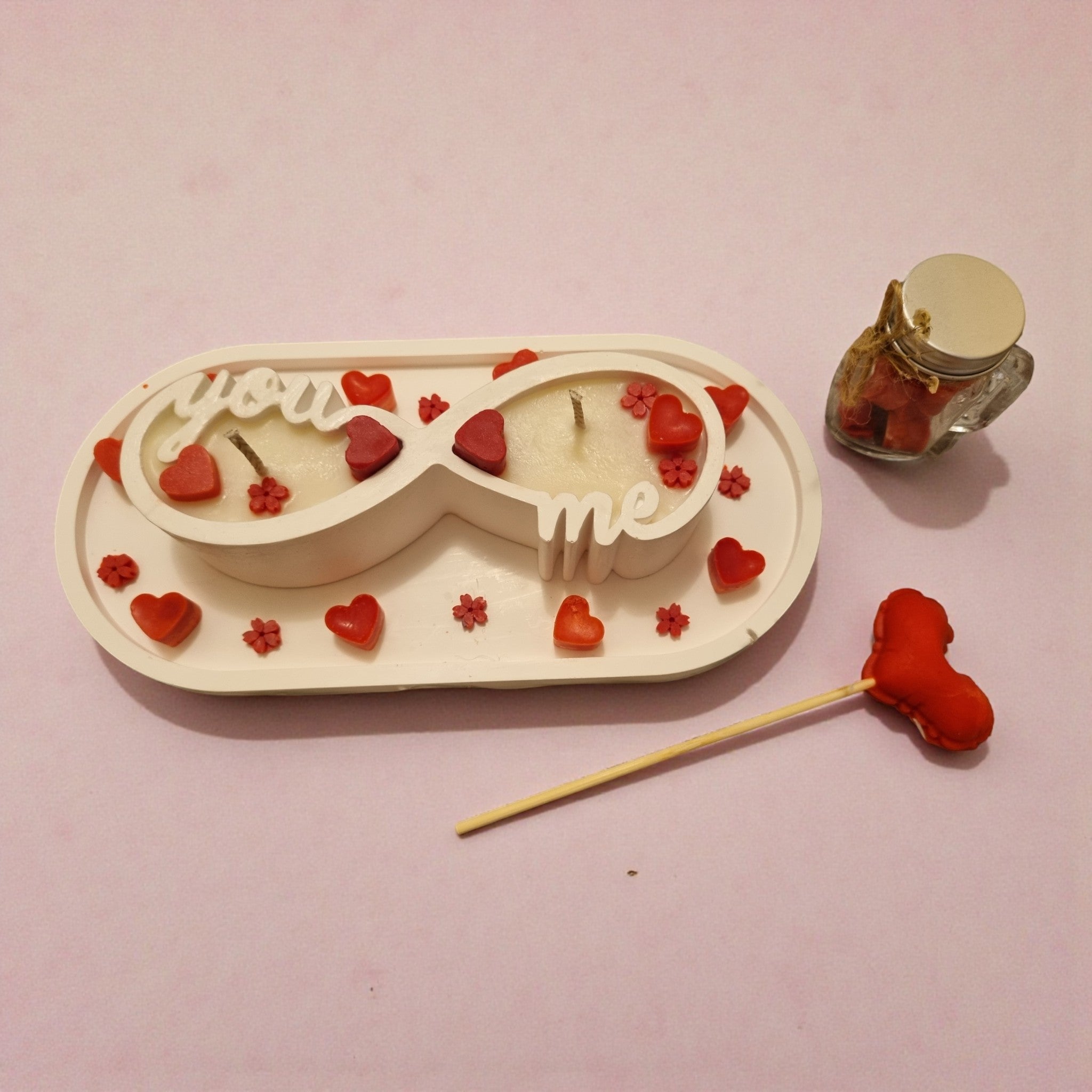 Infinity Love Candle