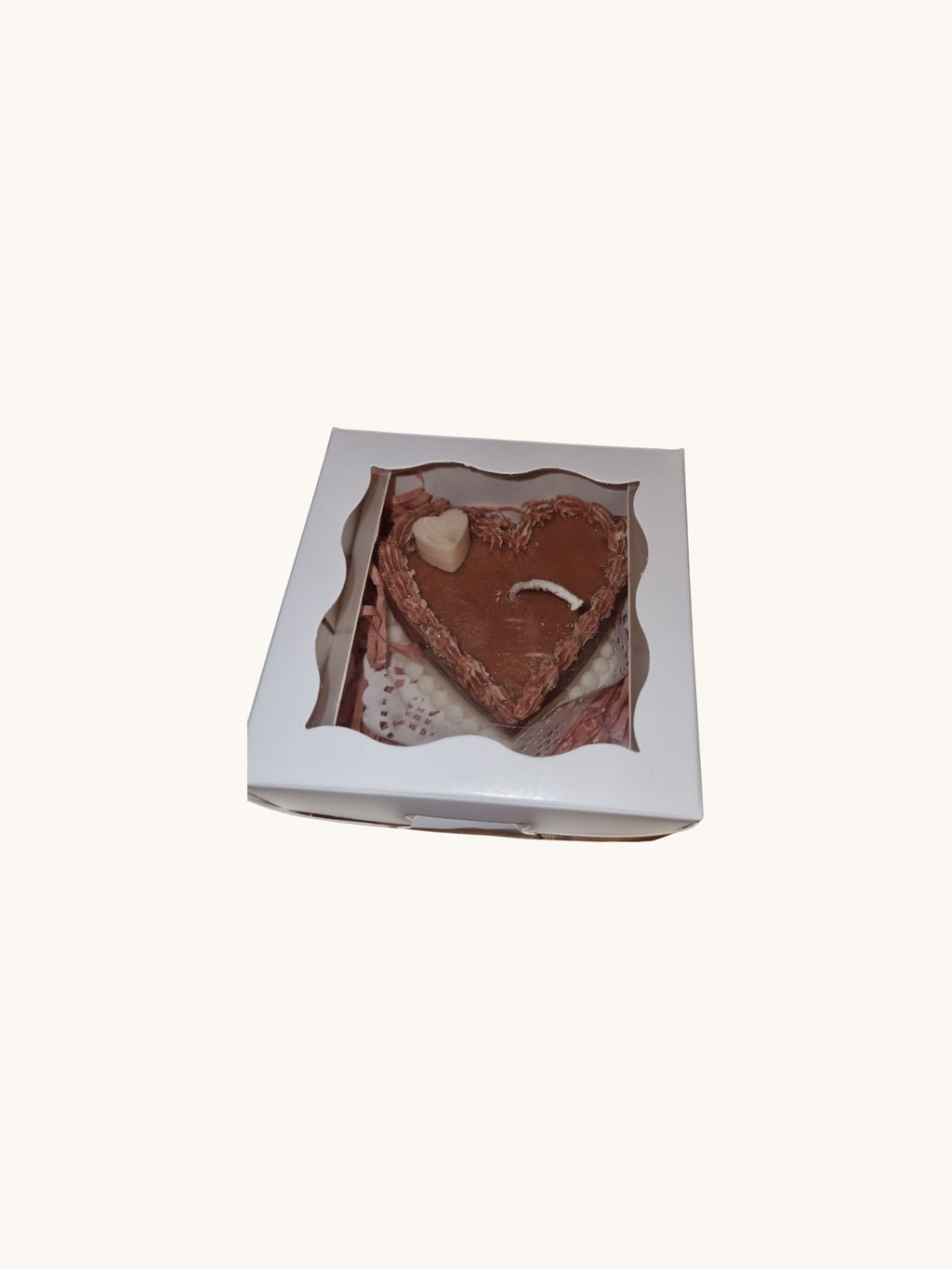 Heart Cake Candle