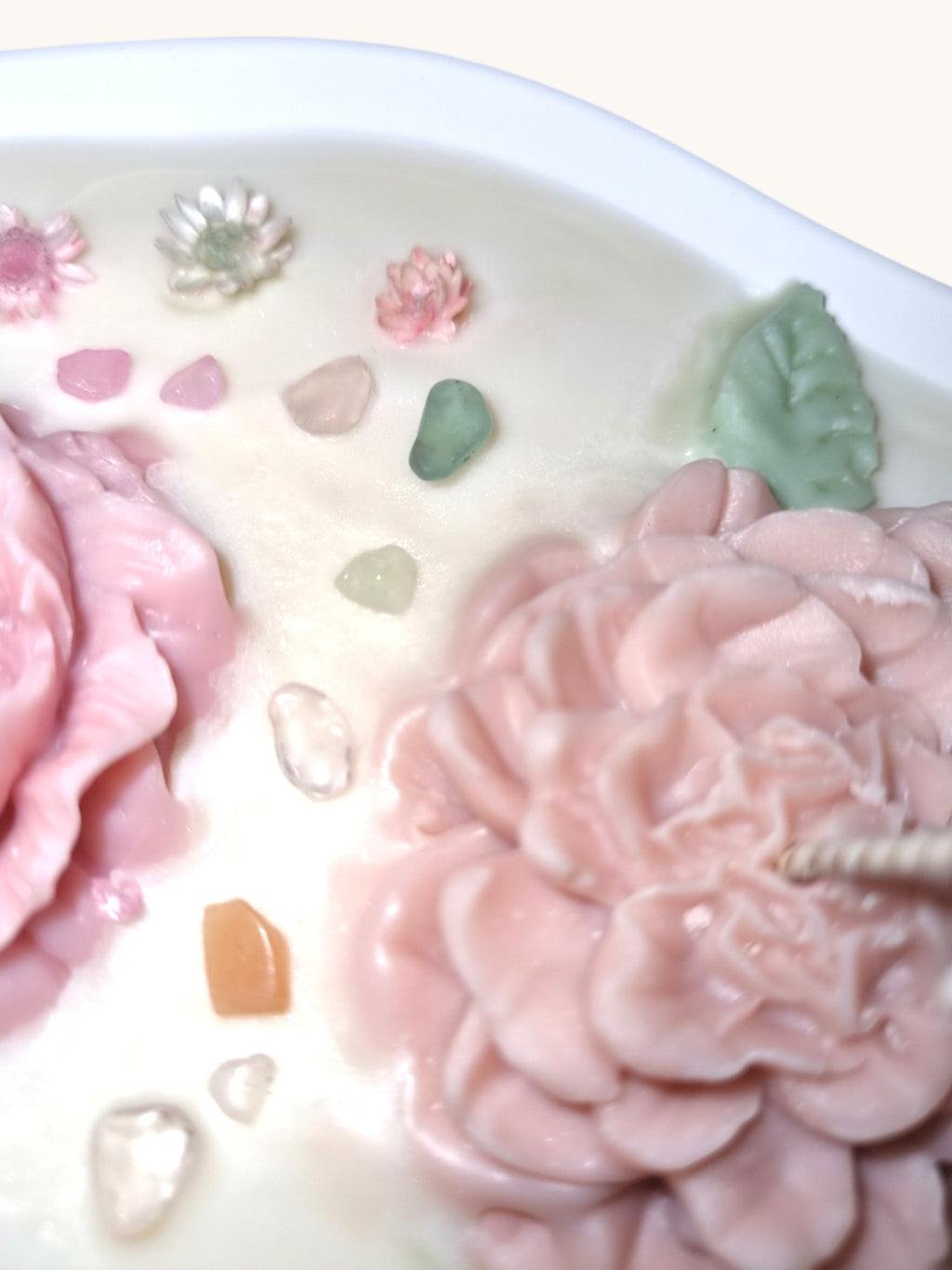 Blooming Serenity Plate Candle