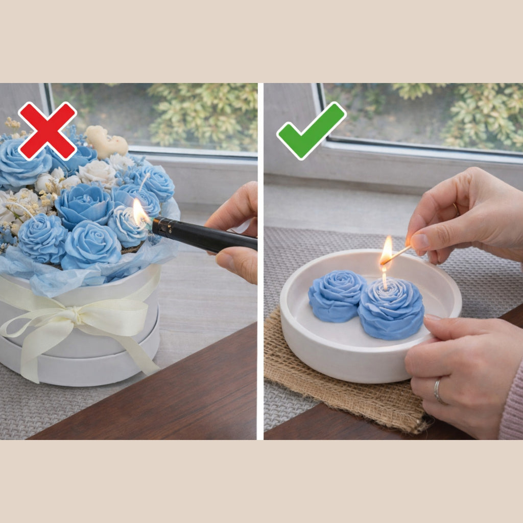 Floral Arrangement – Blue Ocean Serenity