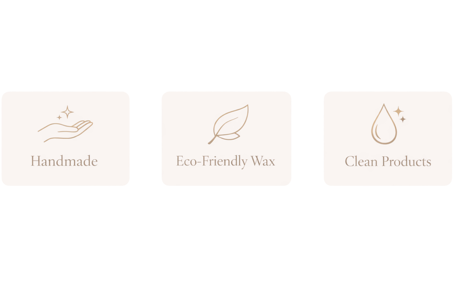 Handmade, Eco-friendly Wax, Clean Products