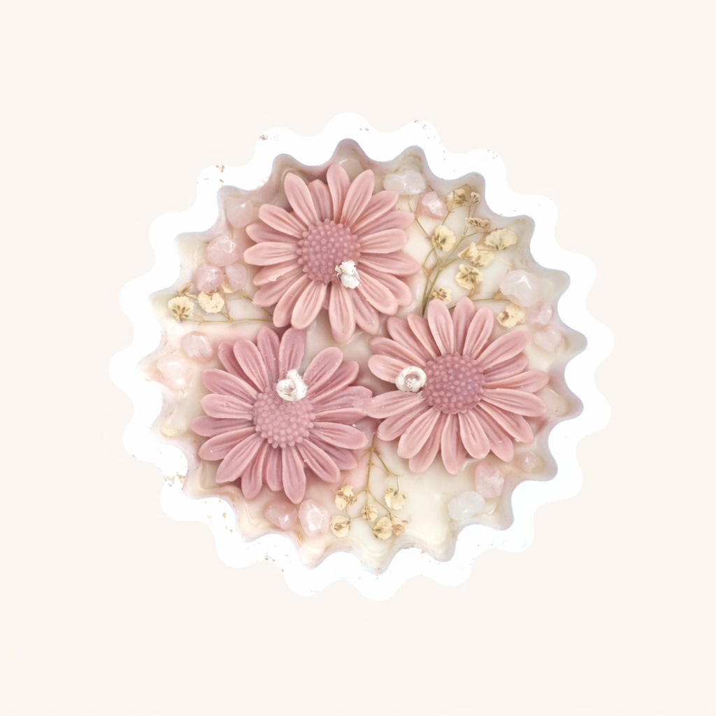 Daisy Bloom Bowl Candle